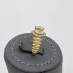 ⁦خاتم ذهب عيار 18 الوزن 2.15 جرام⁩ - الصورة ⁦3⁩