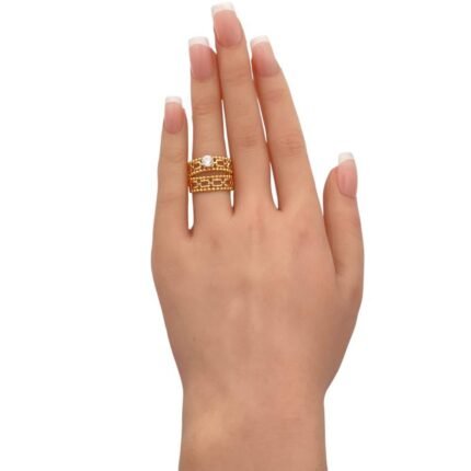 تونز ذهب عيار 21 الوزن 5.57 جرام