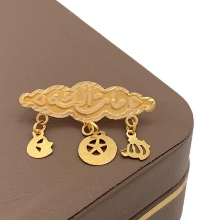 بروش ذهب عيار 21 الوزن 2.77 جرام