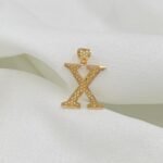 تعليقه حرف X ذهب عيار 21 الوزن 1.36 جرام