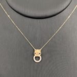 ⁦طقم تايجر ذهب عيار 18 وزن 4.75 جم ابداع في كل تفصيلة⁩ - الصورة ⁦5⁩