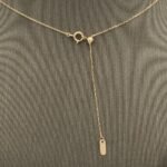 ⁦عقد ذهب عيار 18 الوزن 1.57 جرام⁩ - الصورة ⁦3⁩