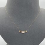 ⁦عقد ذهب عيار 18 الوزن 0.72 جرام⁩ - الصورة ⁦3⁩