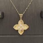 ⁦نصف طقم ذهب عيار 18 الوزن 9.69 جرام⁩ - الصورة ⁦4⁩