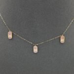 ⁦عقد ذهب عيار 18 الوزن 0.99 جرام⁩ - الصورة ⁦3⁩