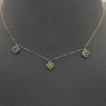 ⁦عقد ذهب عيار 18 الوزن 1.02 جرام⁩ - الصورة ⁦3⁩