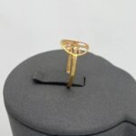 ⁦خاتم ذهب عيار 21 الوزن 0.47جرام⁩ - الصورة ⁦2⁩