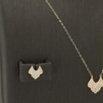 ⁦نصف طقم مواليد ذهب عيار 18 الوزن 1.57 جرام⁩ - الصورة ⁦2⁩