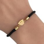 إسوارة قيطان ذهب عيار 18 الوزن 0.05 جرام