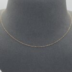 ⁦سلسال ذهب عيار 21 الوزن 0.69 جرام⁩ - الصورة ⁦2⁩