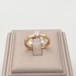 ⁦خاتم ذهب عيار 21 الوزن 2.16 جرام⁩ - الصورة ⁦2⁩