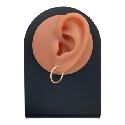 حلق ذهب عيار 18 الوزن 1.19 جرام