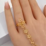 ⁦كف ذهب عيار 21 الوزن 6.71 جرام⁩ - الصورة ⁦3⁩