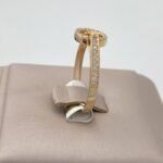 ⁦خاتم ذهب عيار 18 الوزن 2.24 جرام⁩ - الصورة ⁦2⁩