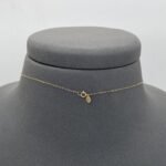 ⁦عقد ذهب عيار 18 الوزن 1.38 جرام⁩ - الصورة ⁦3⁩