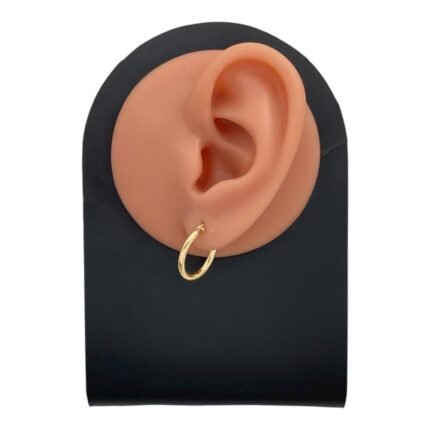 حلق ذهب عيار 18 الوزن 0.93 جرام