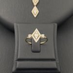 ⁦طقم ذهب عيار 18 الوزن 9.62 جرام⁩ - الصورة ⁦5⁩