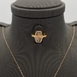 ⁦نصف طقم ذهب عيار 21 الوزن 3.44 جرام⁩ - الصورة ⁦2⁩