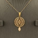 ⁦نصف طقم ذهب عيار 21 الوزن 3.67 جرام⁩ - الصورة ⁦4⁩