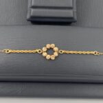 ⁦طقم ذهب تصميم ديور عيار 21 وزن 8.97 جم مستوحى من الفخامة العالمية⁩ - الصورة ⁦5⁩