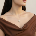 ⁦عقد ذهب عيار 18 وزن 1.23 جرام فخامة يومية⁩ - الصورة ⁦5⁩