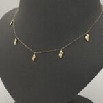 ⁦عقد ذهب عيار 18 وزن 1.29 جرام تصميم مميز⁩ - الصورة ⁦6⁩