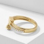 ⁦خاتم ذهب عيار 18 -M202054⁩ - الصورة ⁦2⁩