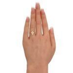 خاتم ذهب عيار 18 الوزن 0.63 جرام