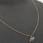 ⁦حرف A ذهب عيار 18 الوزن 1.73 جرام⁩ - الصورة ⁦4⁩