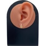 حلق اطفال ذهب عيار 18 الوزن 1.02 جرام