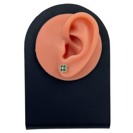 حلق ذهب عيار 18 الوزن 1.00 جرام