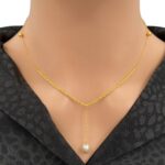 عقد ذهب عيار 18 الوزن 1.25 جرام