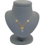 ⁦عقد ذهب ناعم عيار 21 وزن 1.69 جم يسحر الجميع ويمنحك تميزاً⁩ - الصورة ⁦6⁩