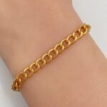 ⁦اسواره ذهب عيار 21 الوزن 4.21 جرام⁩ - الصورة ⁦2⁩