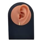 حلق ذهب عيار 18 الوزن 0.72 جرام