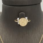 ⁦نصف طقم ذهب عيار 18 الوزن 4.44 جرام⁩ - الصورة ⁦3⁩