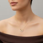 عقد ذهب عيار 18 الوزن 0.94 جرام