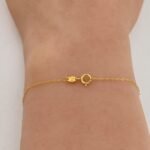 ⁦كف ذهب عيار 21 الوزن 1.28 جرام⁩ - الصورة ⁦2⁩