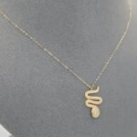 ⁦عقد ذهب عيار 18 الوزن 1.19 جرام⁩ - الصورة ⁦2⁩