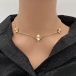 عقد ذهب عيار 18 الوزن 15 جرام