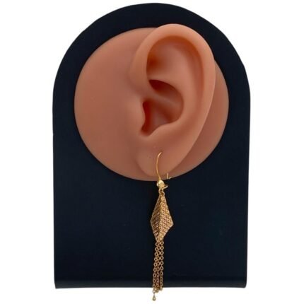 حلق ذهب عيار 21 الوزن 2.44 جرام