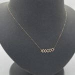 ⁦عقد ذهب عيار 18 الوزن 1.26 جرام⁩ - الصورة ⁦2⁩