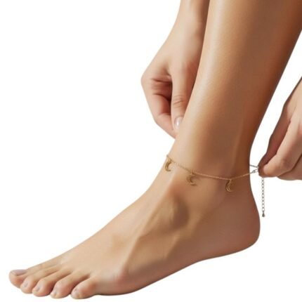 خلخال ذهب عيار 18 الوزن 1.16 جرام