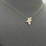 ⁦عقد ذهب عيار 18 الوزن 0.95 جرام⁩ - الصورة ⁦5⁩