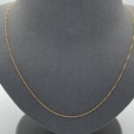 ⁦سلسال ذهب عيار 21 الوزن 0.89 جرام⁩ - الصورة ⁦5⁩