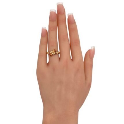 خاتم هندي ذهب عيار 21 الوزن 3.64 جرام