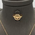 ⁦نصف طقم ذهب عيار 21 الوزن 3.18 جرام⁩ - الصورة ⁦4⁩