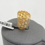 ⁦خاتم ذهب عيار 21 الوزن 2.21 جرام⁩ - الصورة ⁦3⁩