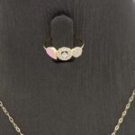 ⁦نصف طقم أطفال ذهب عيار 18 الوزن 3.03 جرام⁩ - الصورة ⁦2⁩