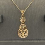 ⁦نصف طقم ذهب عيار 21 الوزن 4.12 جرام⁩ - الصورة ⁦4⁩